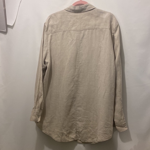 Express 100% linen button up shirt - Picture 4 of 4